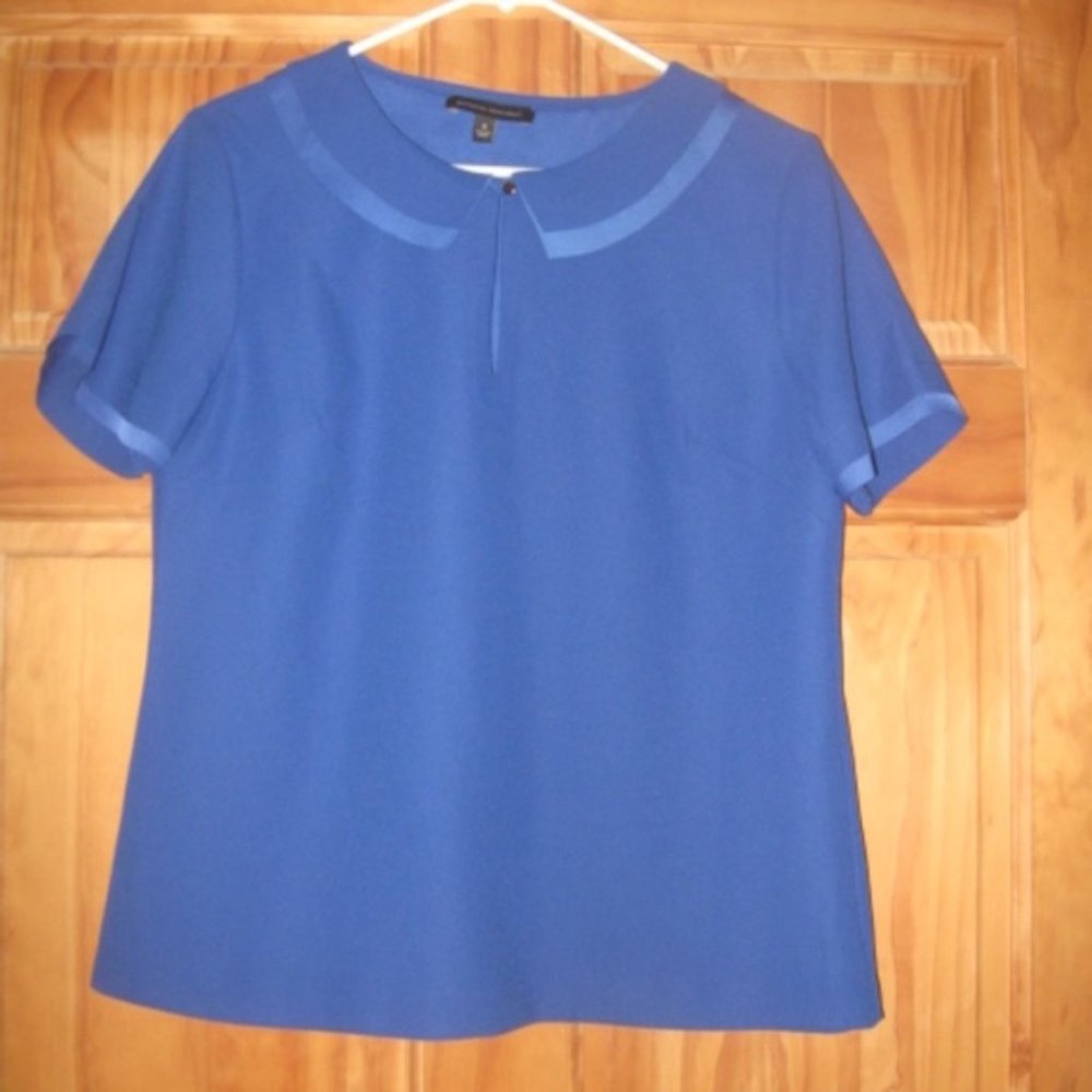 Banana Republic Royal Blue Short Sleeve Top